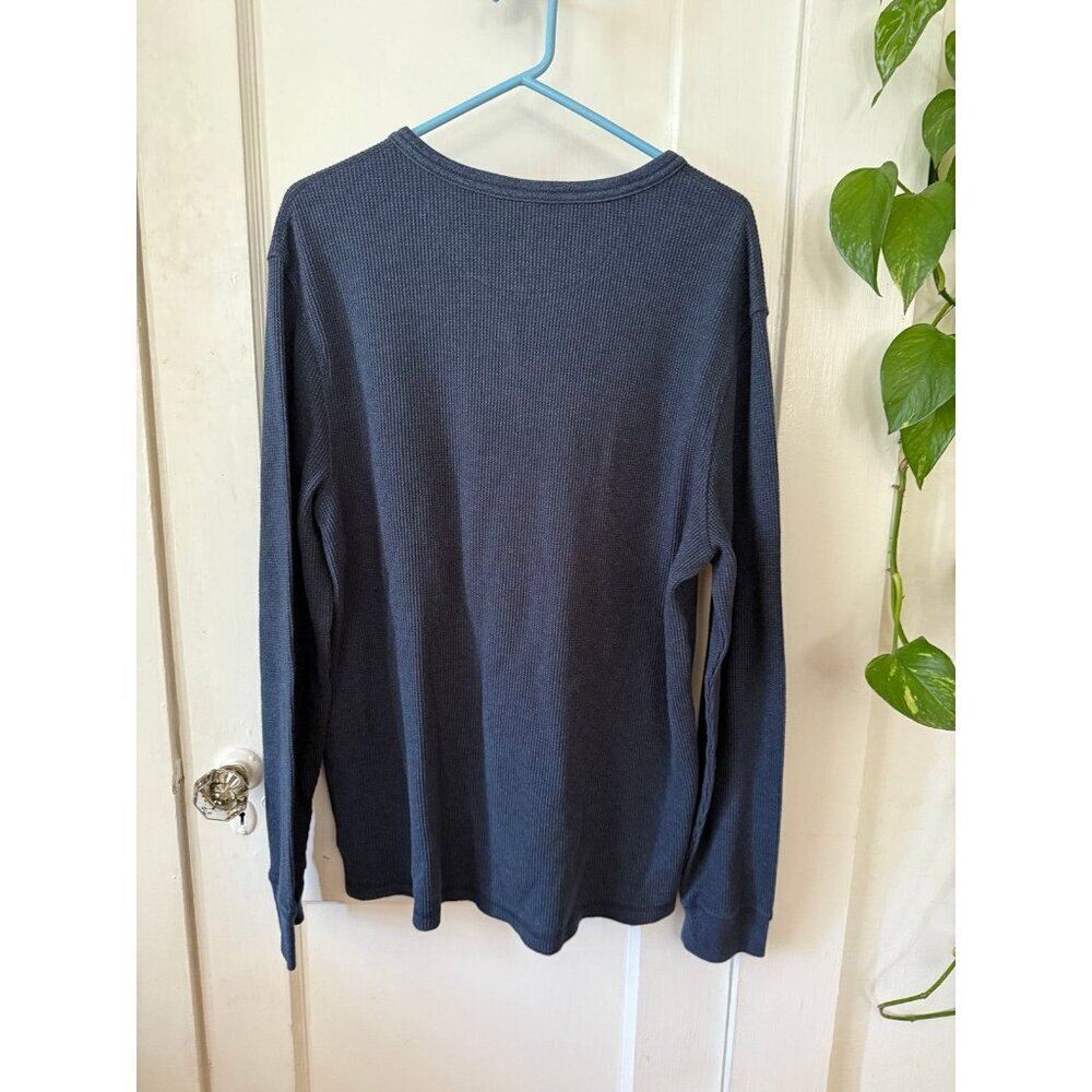 George Men’s Size Large Dark Blue Long Sleeve Shirt — image 7 of 8
